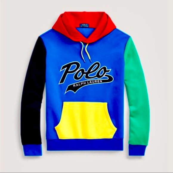 Polo Ralph Lauren Other - Polo Ralph Lauren Color Block Hoodie Size XL